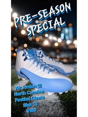 Jordan 12 retro Football cleats sz.13.5